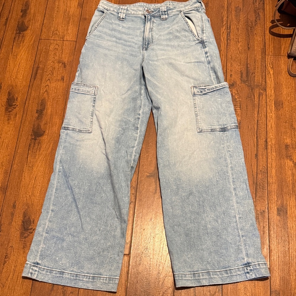 American Age Denim Wide Leg Jeans